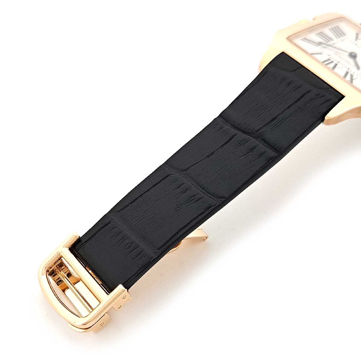 カルティエ サントス デュモン SM W2009251 クオーツ ピンクゴールド レディース CARTIER【中古】 【時計】