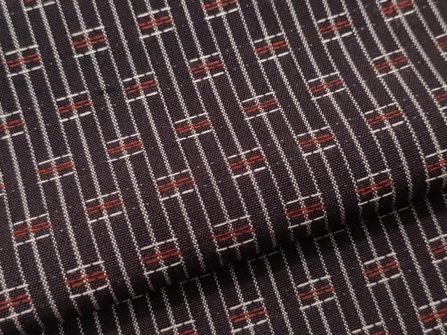 平和屋着物○男性 紬 吉祥文 キングサイズ 正絹 逸品 CAAS8414vf