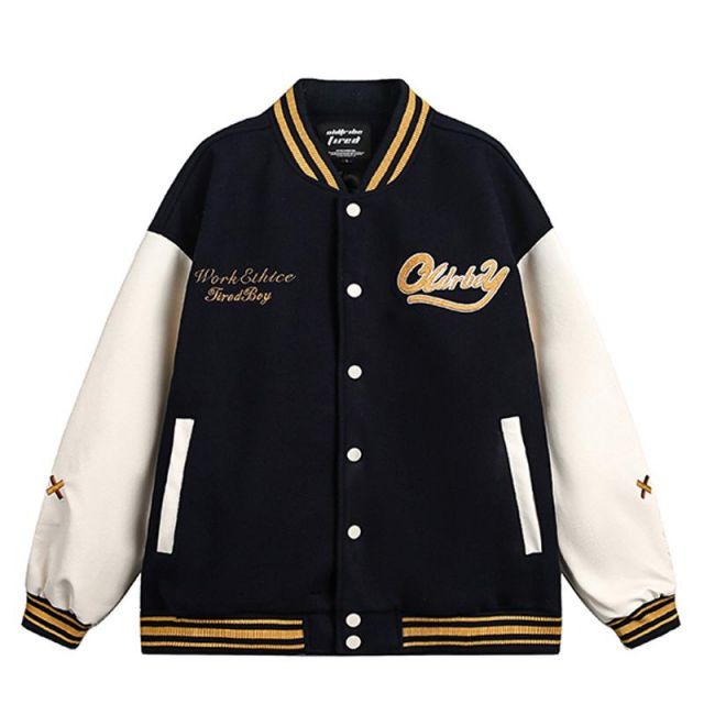 メンズ ファッション 服 用 オシャレ シンプル 大人 かっこいい 大きいサイズ ストリート 紳士服 アメリカン ステッチ レトロ ジャケット