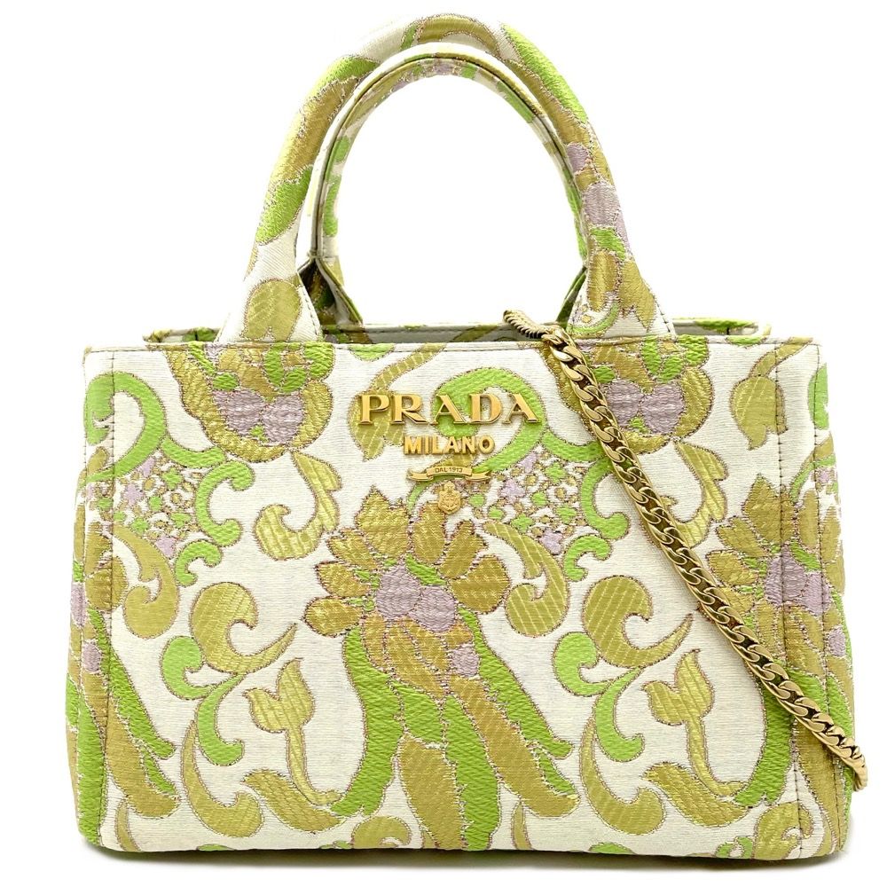 正規品★プラダ★PRADA★フラワーモチーフ★ワンショルダーバッグ PRADA フラワーパターン ショルダーバッグ PRADA - プラダ PRADA