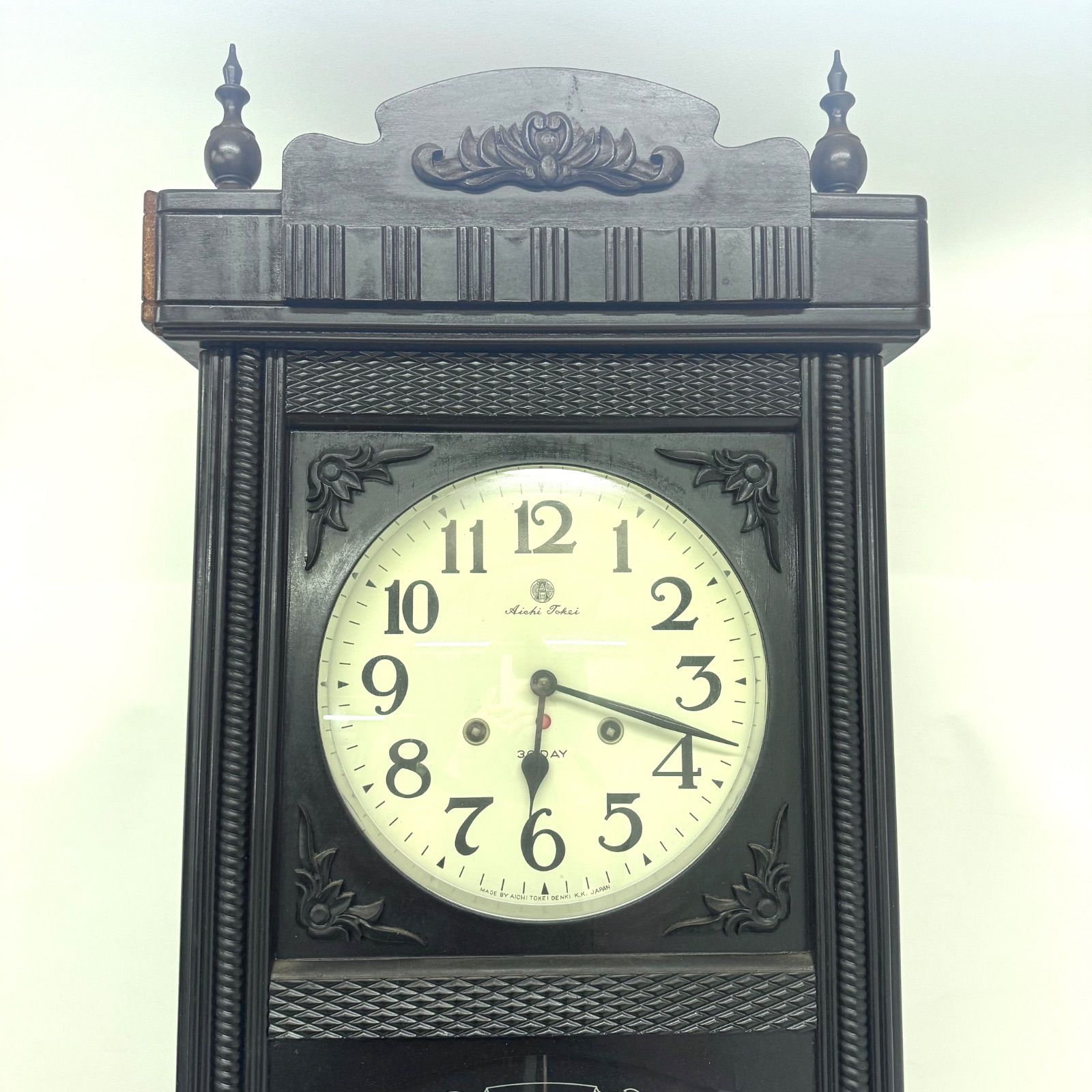 AICHI TOKEI 現状品】Aichi 30DAY 0416A 掛け時計 振り子時計 愛知時計