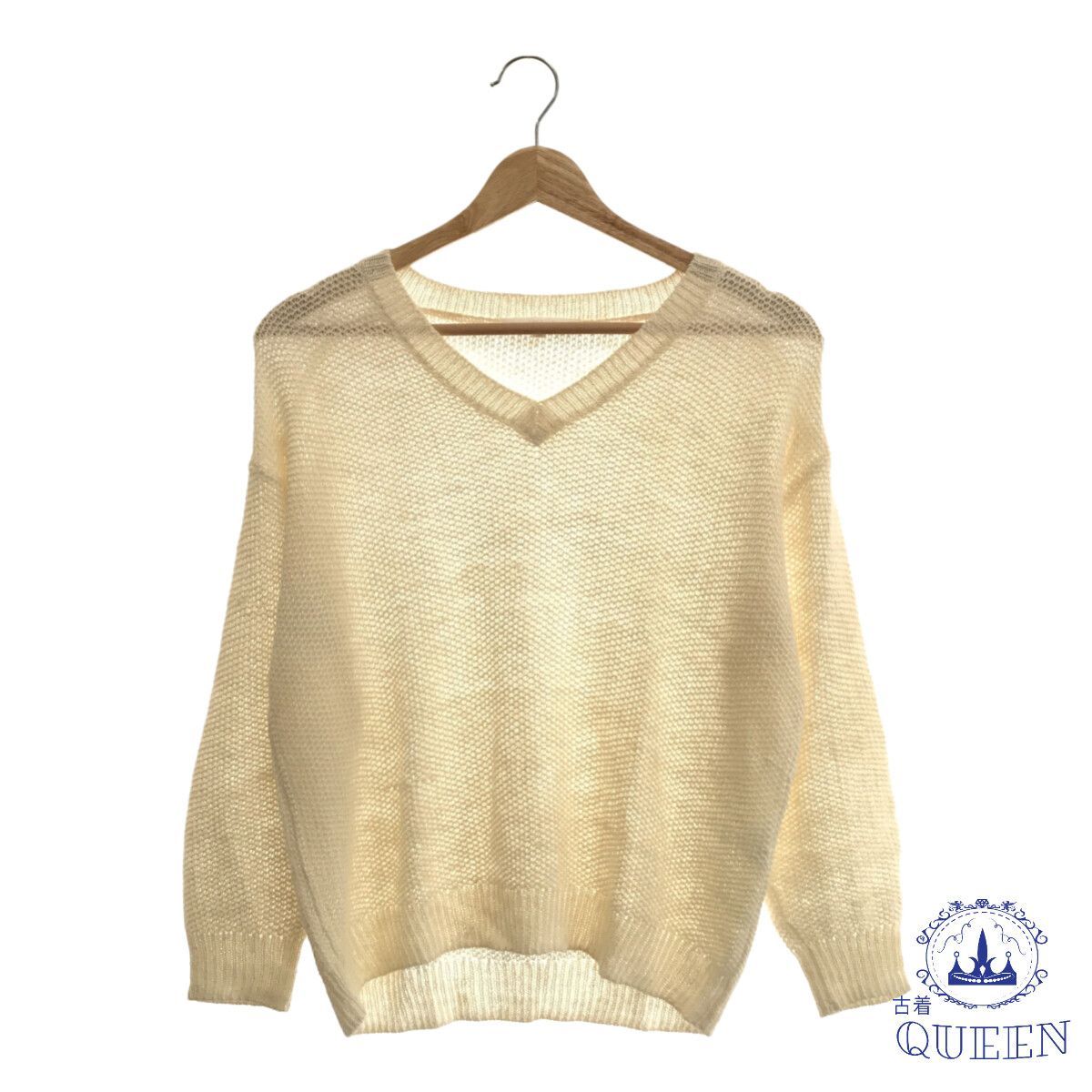 ☆美品☆ ANAYI アナイ トップス ニット シンプル 透け感 長袖 