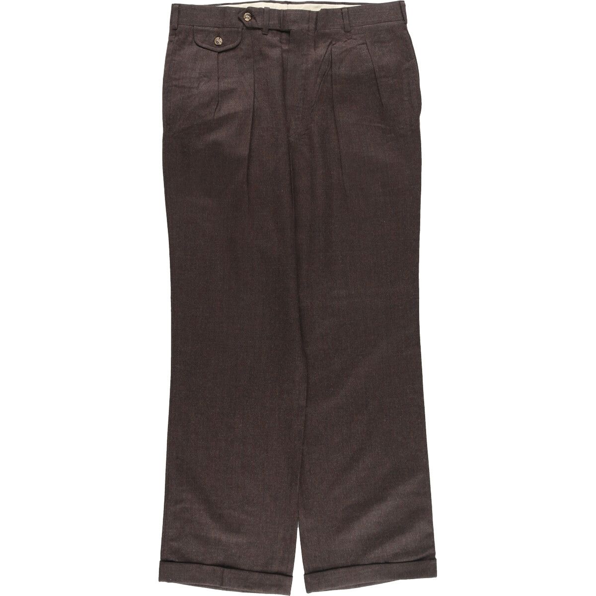 古着 ツータック ウールパンツ スラックス USA製 メンズw34 ヴィンテージ/eaa416838