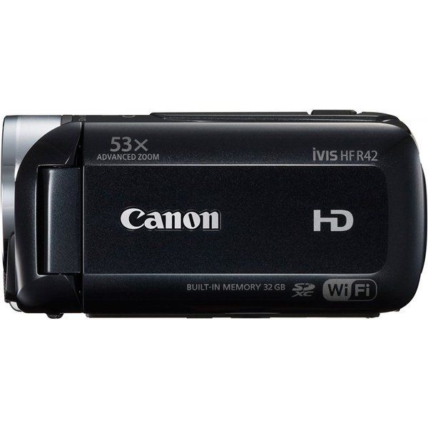 キヤノン Canon デジタルビデオカメラ iVIS HF R42 光学32倍ズーム 内蔵32GBメモリー ブラック IVISHFR42BK -  メルカリ