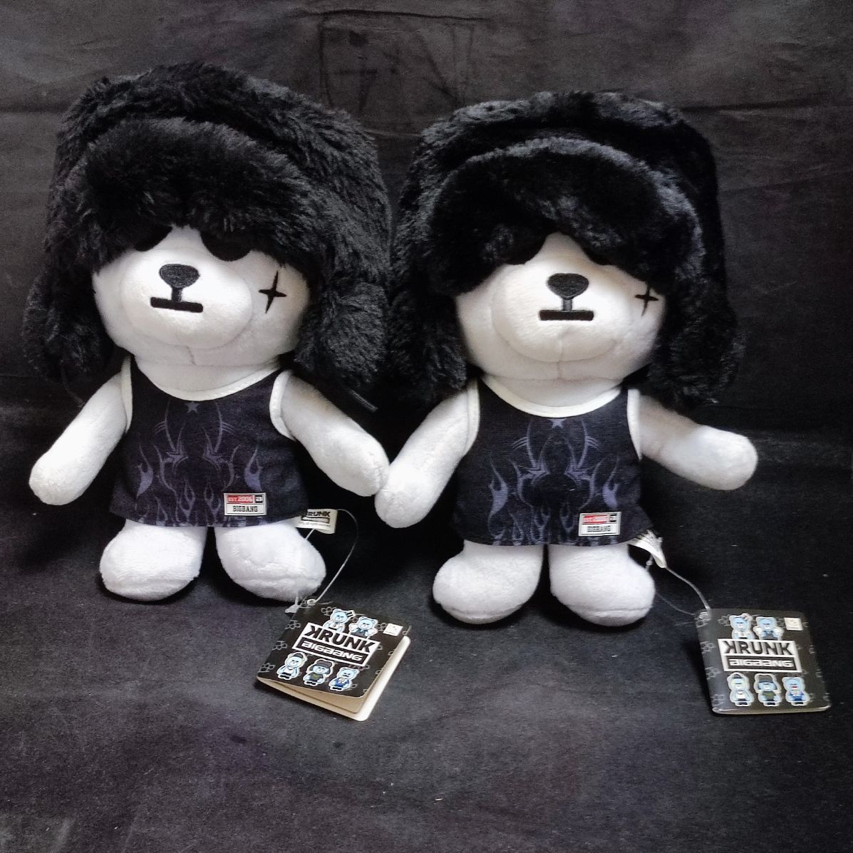 2642 KRUNK×BIGBANG ハートハグ BIGぬいぐるみ 7体セット 【全てタグ