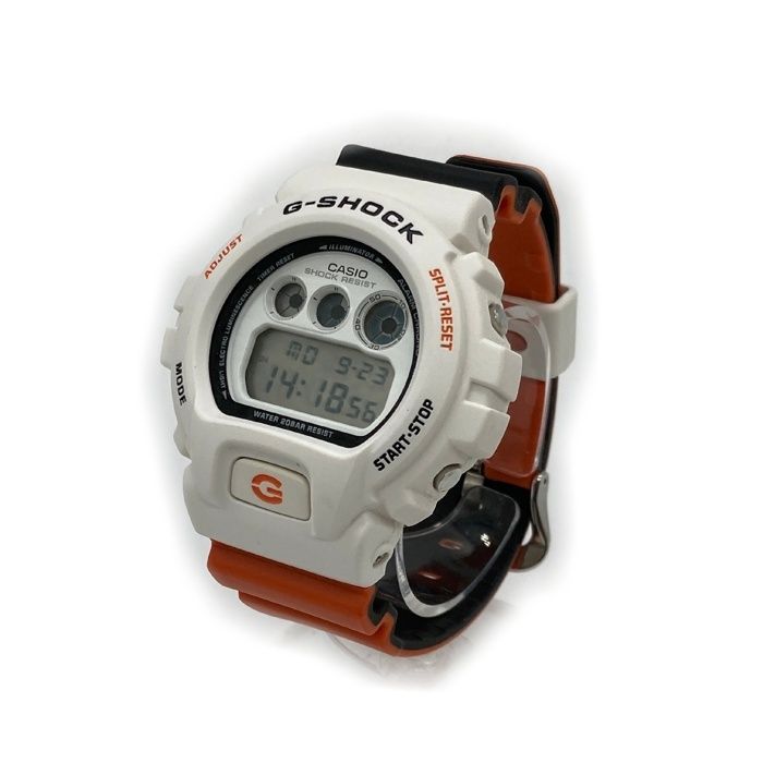 CASIO カシオ G-SHOCK DW-6900NC No-Comply デジタル腕時計 ホワイトxオレンジ