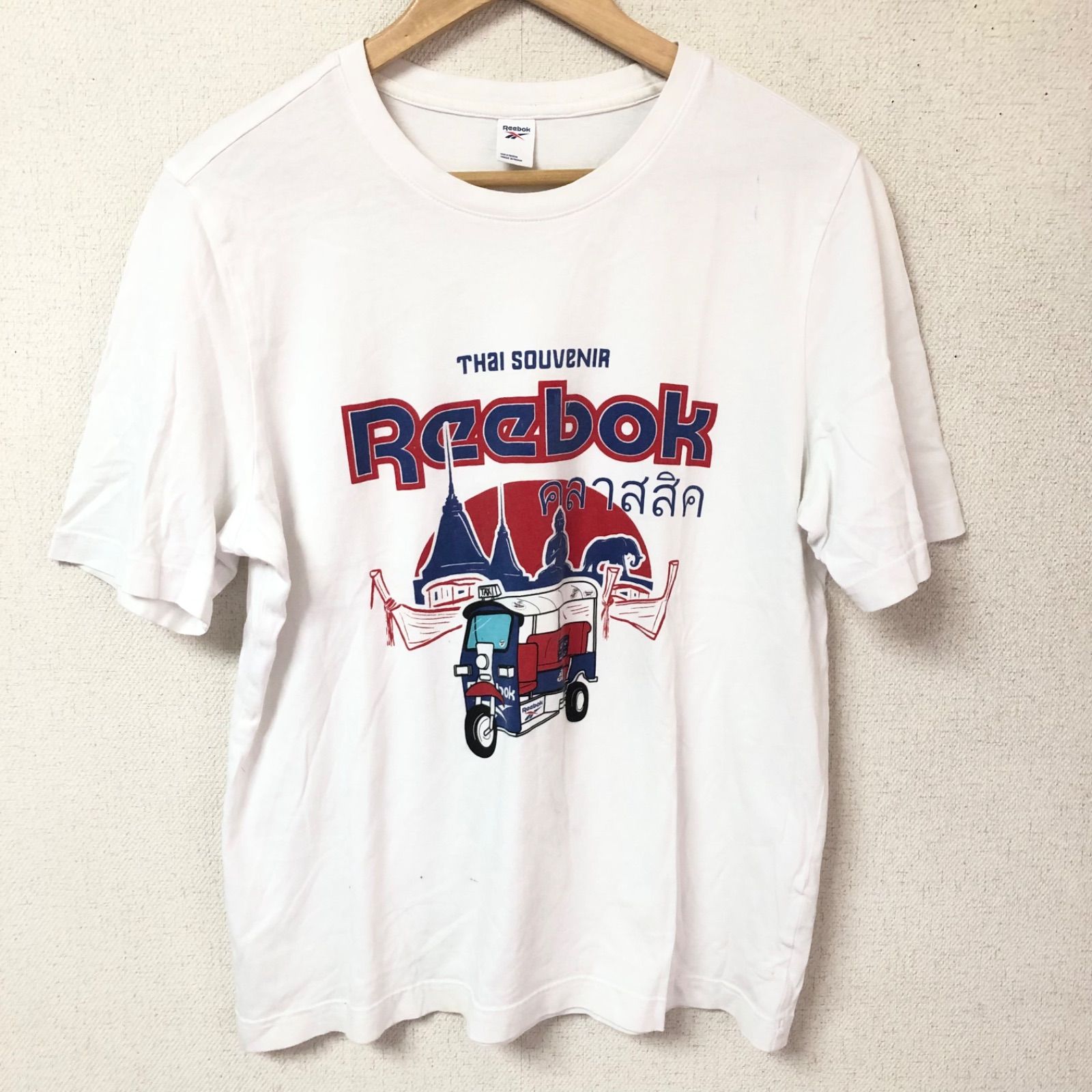 w^)b Reebok リーボック Tシャツ 半袖 ティー シャツ カットソー 白