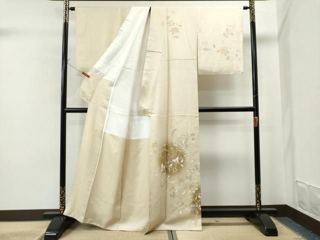 平和屋着物○訪問着 鳳凰花唐草文 暈し染め 金彩 正絹 逸品 CAAS7133yc