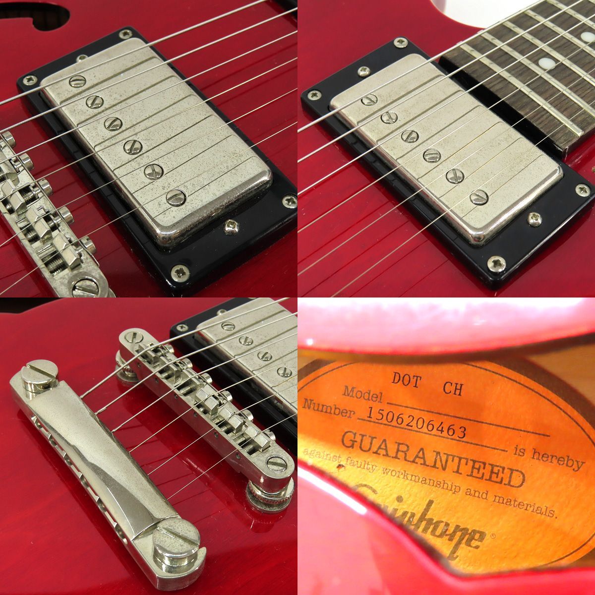 Epiphone エピフォン Dot CH セミアコ エレキギター Amazon | Epiphone エピフォン セミアコギター Dot (CH