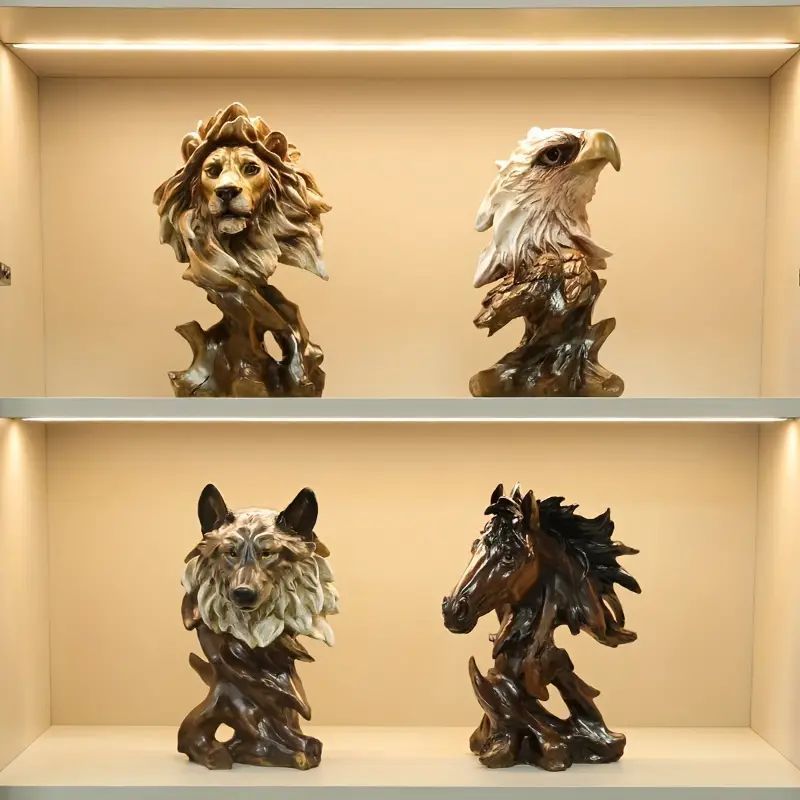 アニマルオブジェ 木彫り 虎 リアル トラ ホーム キッチン 寅
