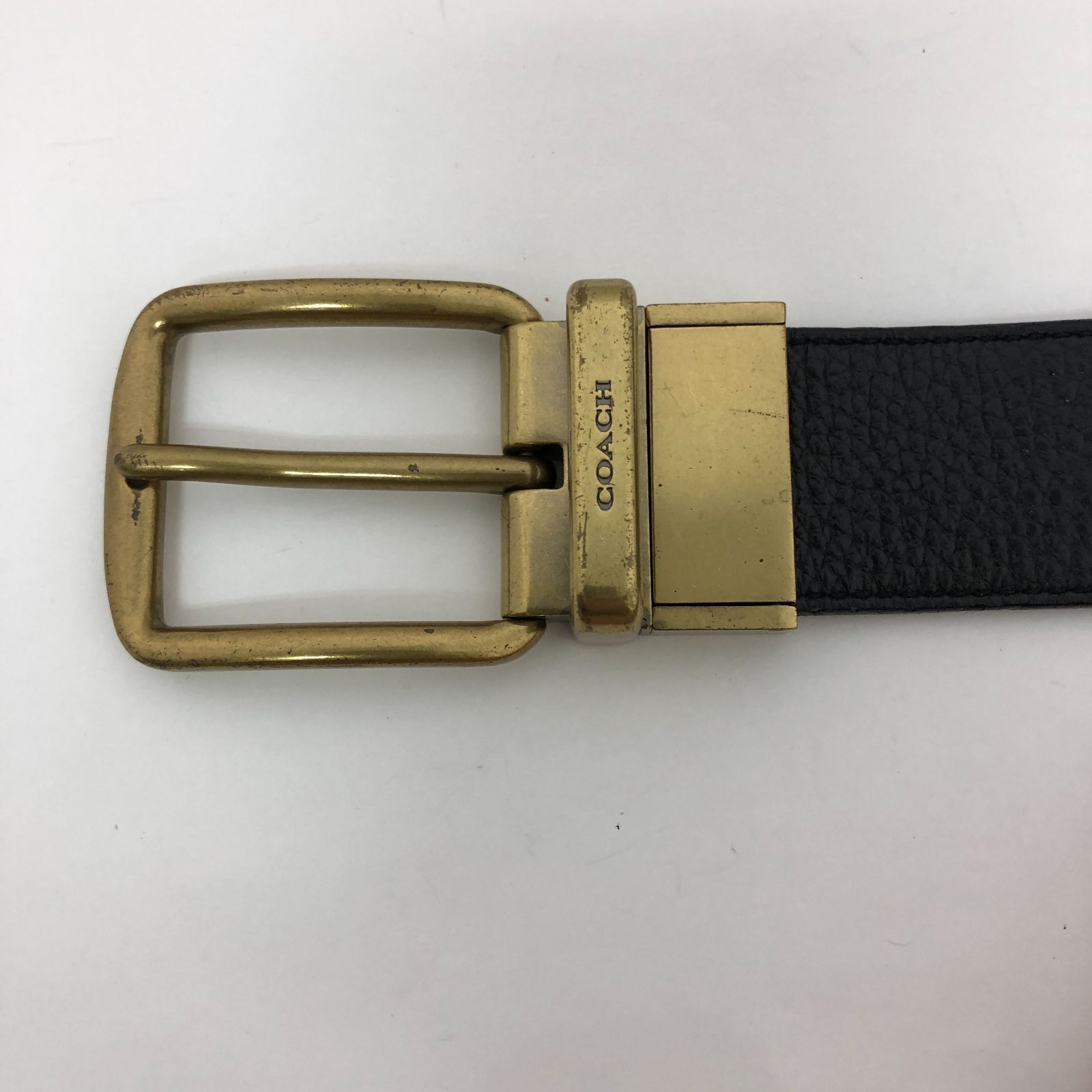 COACH ブラックレザー ベルト コーチ COACH ベルト （ブラック） -ファッション通販 FASHION