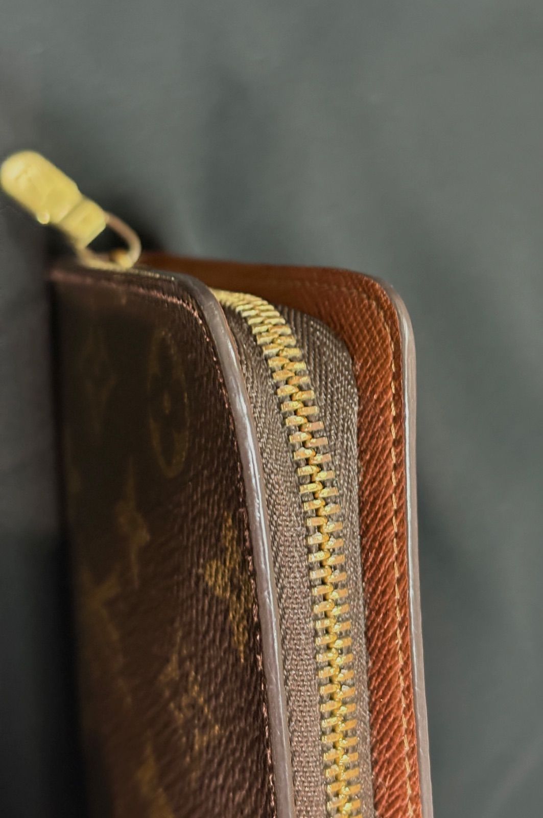 Louis Vuitton 長財布 ブラウン レザー ルイヴィトン LOUIS VUITTON