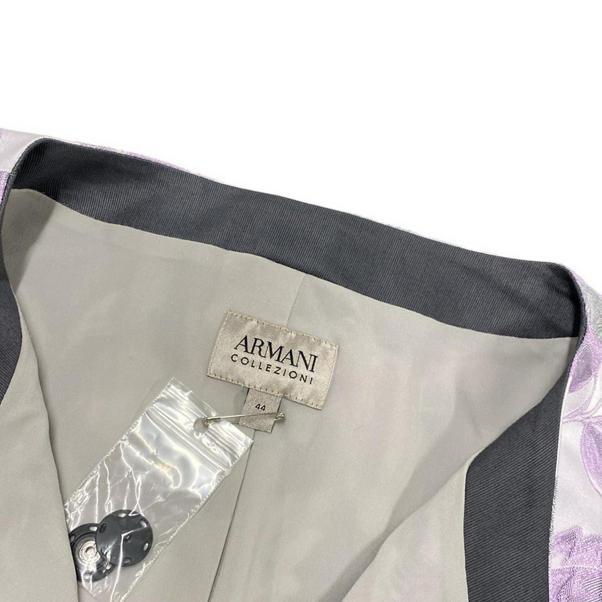 アルマーニコレツォーニ　ラメ入り　銀　シルバー　グレー　ニットジャケット　38 楽天市場】エンポリオアルマーニ EMPORIO ARMANI メンズ ニット