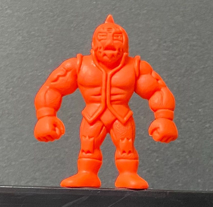 キン肉マン 消しゴム キンケシ 復刻版 3 50マリポーサ 橙 《3子