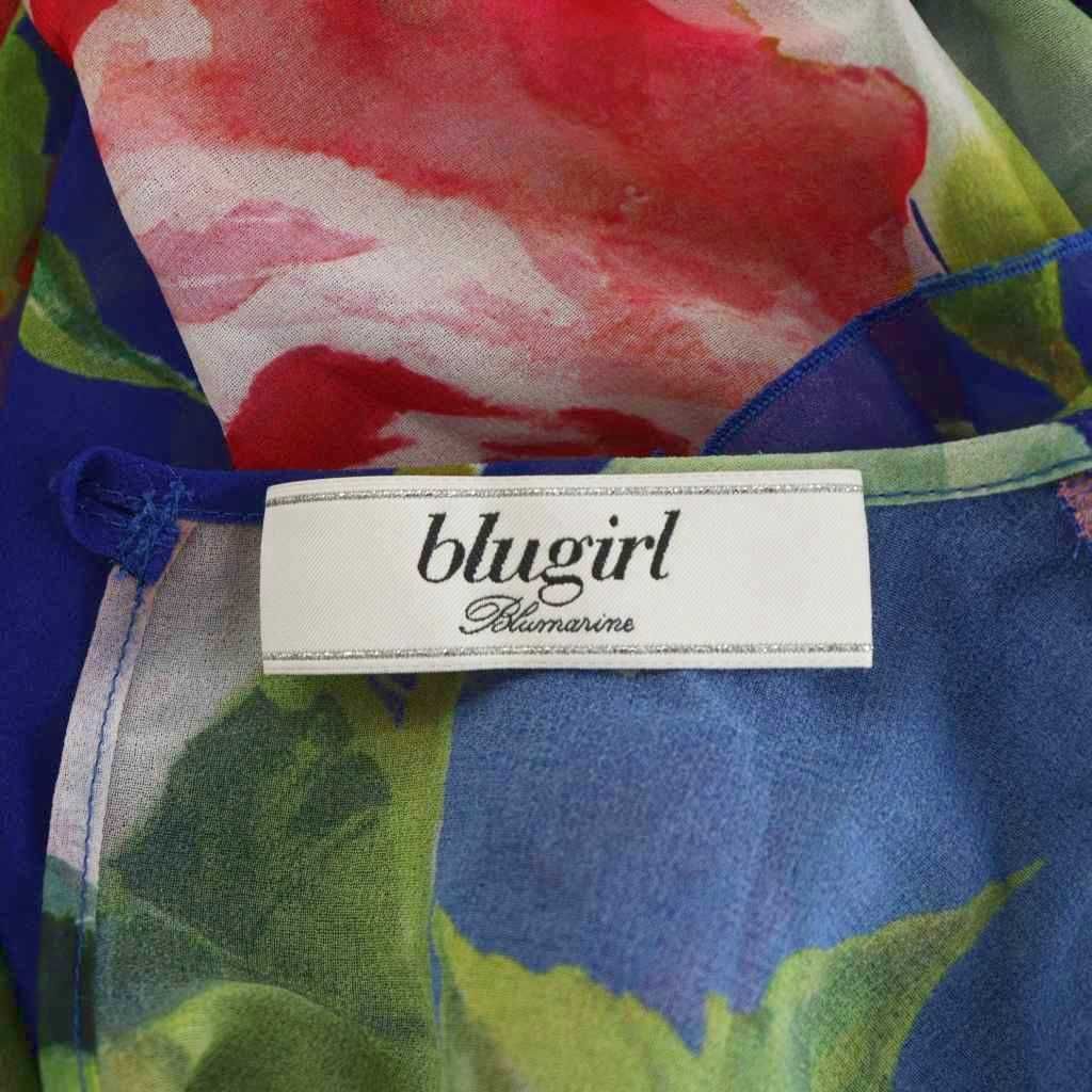 Blumarine Blugirl ブルマリンブルーガール シルクブラウストップ ブルーガール ブルマリン BLUGIRL BLUMARINE シャツ ブラウス