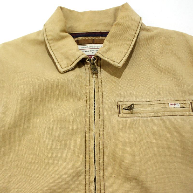 00s ビンテージ アバクロ デトロイト ジャケット L ブラウンダック