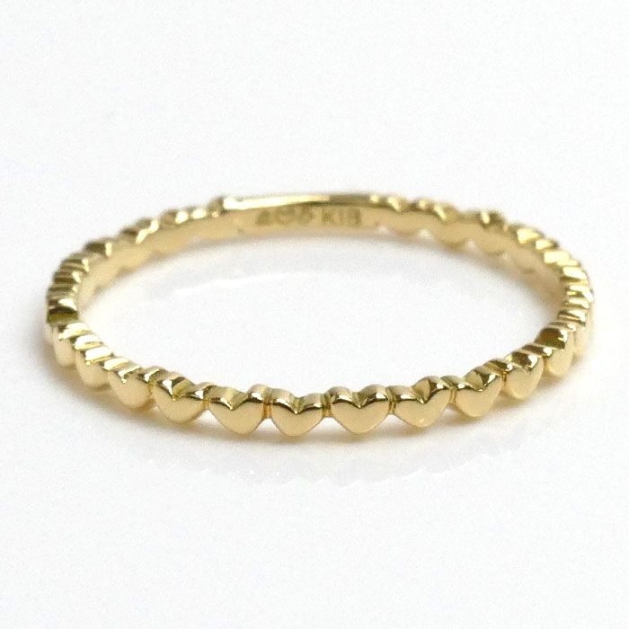 AHKAH アーカー K18YG イエローゴールド アンハートエタニティ