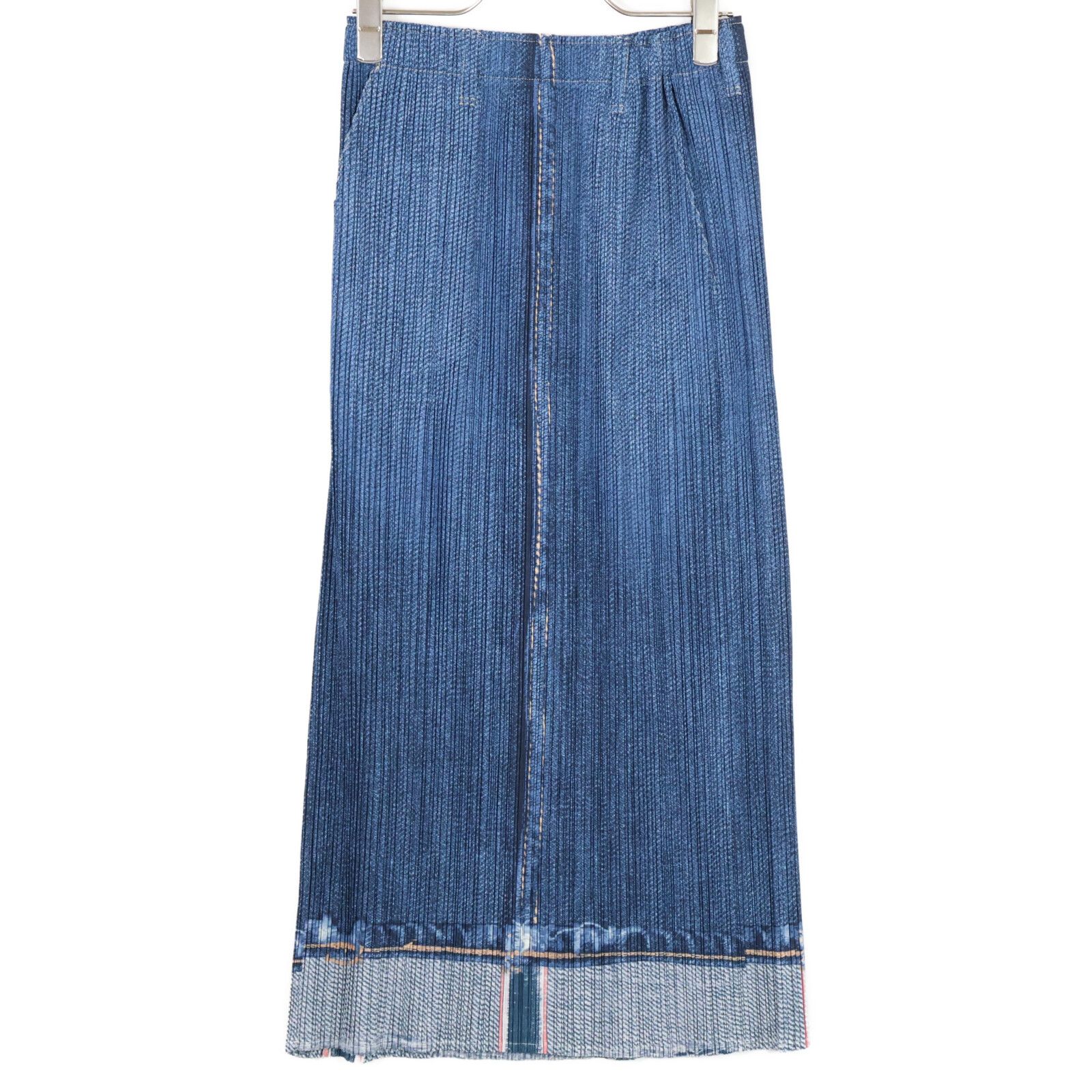 PLEATS PLEASE プリーツプリーズ PP12-JG251 ブルー プリーツデニム