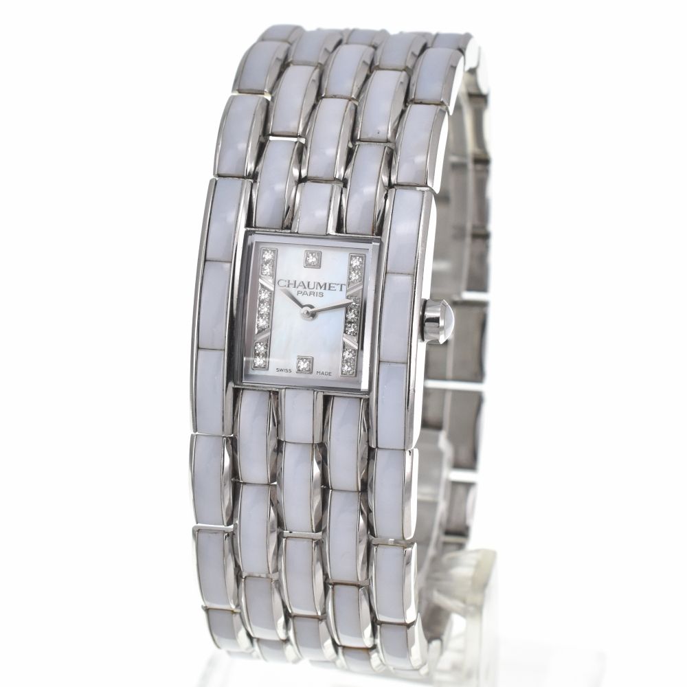 美品 ショーメ CHAUMET スクエア 12Pダイヤ シェル 腕時計 F726 楽天市場】【ウォッチ】CHAUMET ショーメ スティルドゥショーメ