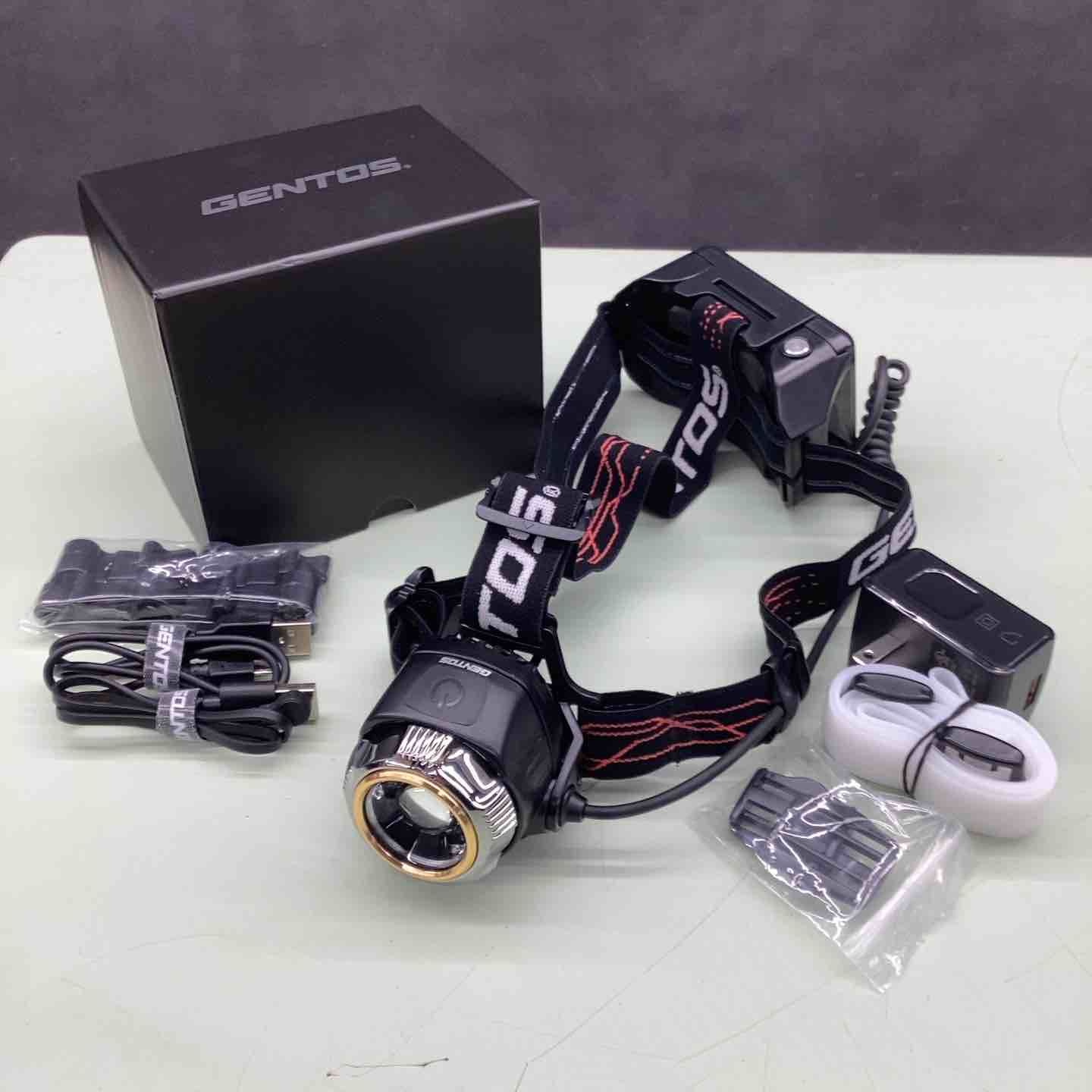 GENTOS ジェントス USB充電式ヘッドライト GH-200RG 越谷店
