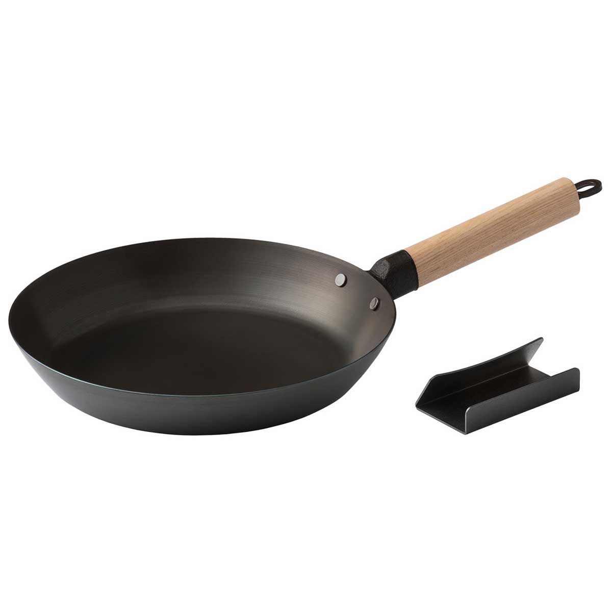 新品 鉄フライパン オーブン対応 Like-it ライクイット オーブンでも使える鉄フライパン26cm スタンド付き ナチュラル 日本製 PAN-01 ナチュラル ※沖縄発送【SPORTUS】