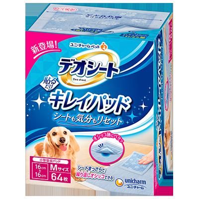 同梱不可 16個セット ユニ チャーム デオシートキレイパッド Mサイズ 64枚