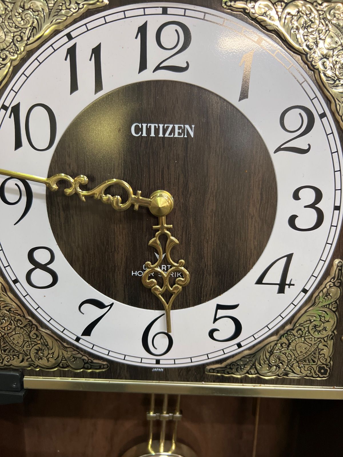 昭和レトロ CITIZEN 木製柱時計 ジャンク品 ジャンク品】シチズン 鳩
