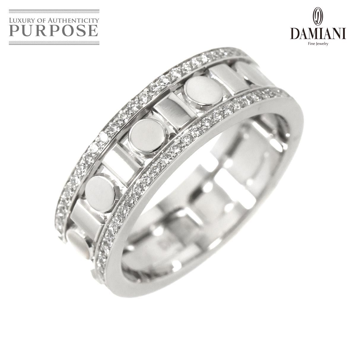 ダミアーニ DAMIANI ベルエポック 9号 リング ダイヤ K18 WG ホワイト 