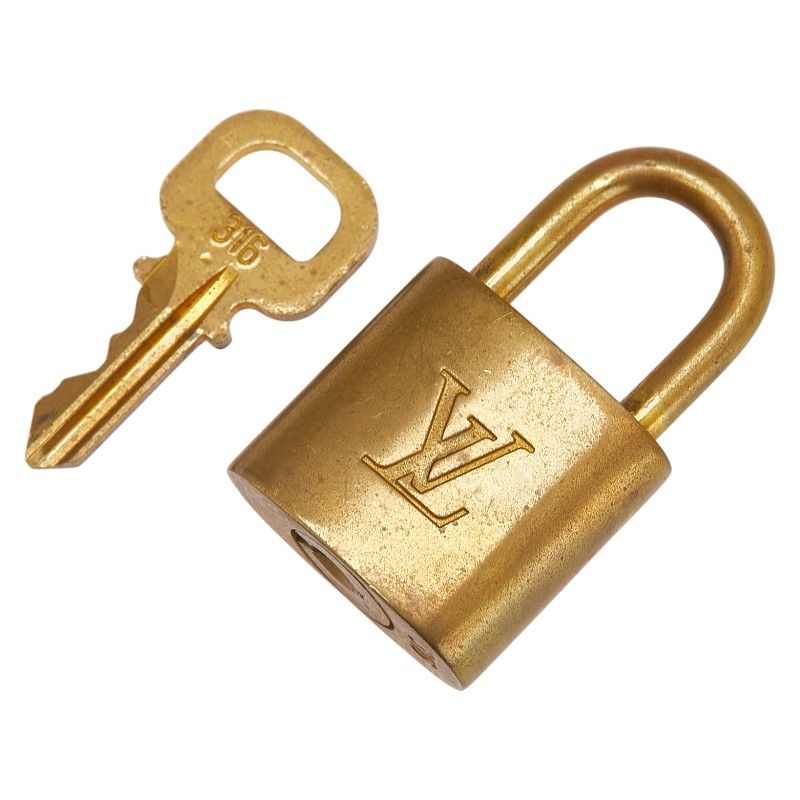 極美品　ルイヴィトン　カデナ　南京錠　パドロック キー　ゴールド　No.677 極美品 ルイヴィトン カデナ 南京錠 パドロック キー ゴールド