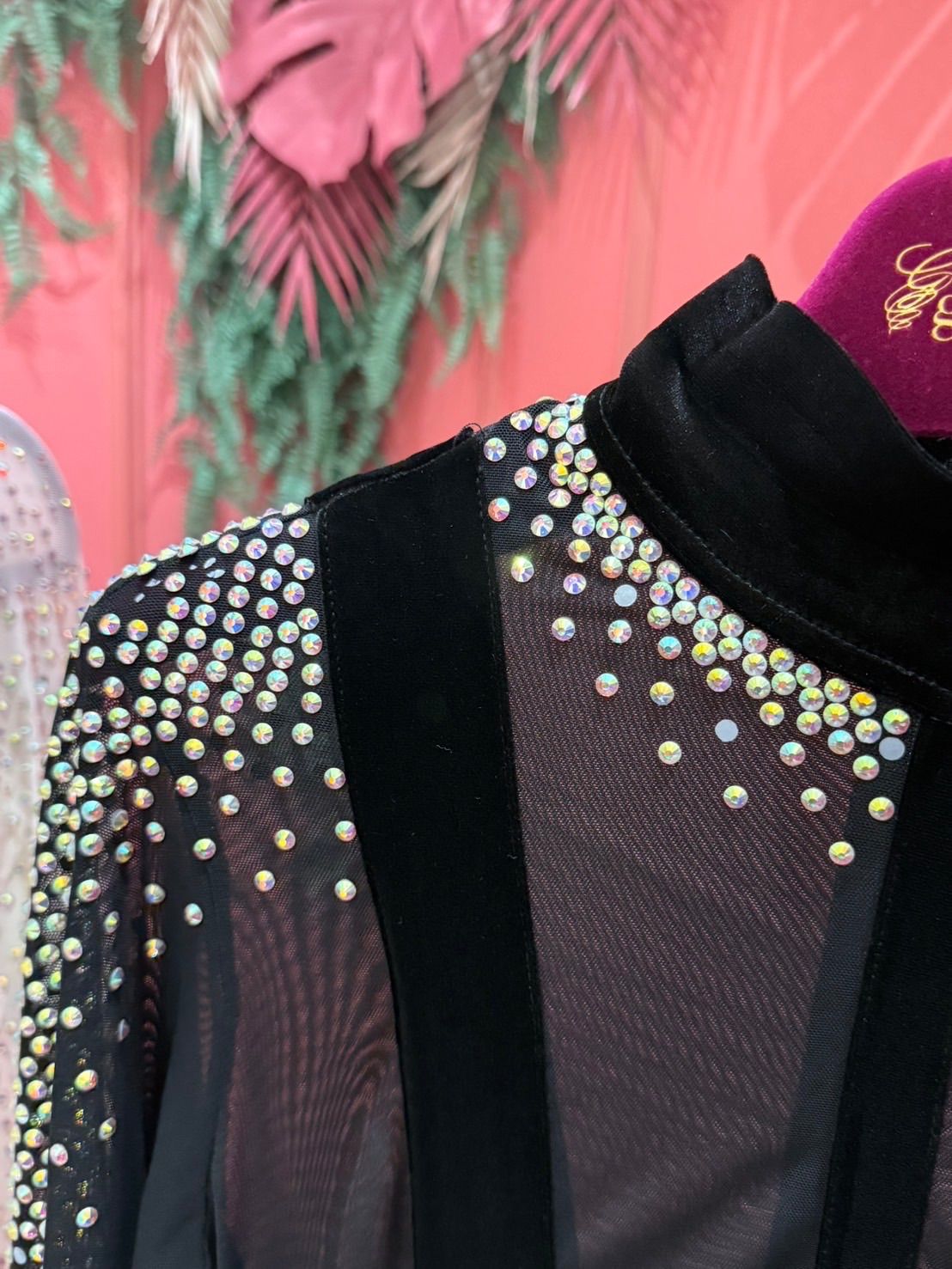 gentil ジャンティ HOMME 社交ダンス ウェア メンズ シャツ ブラック