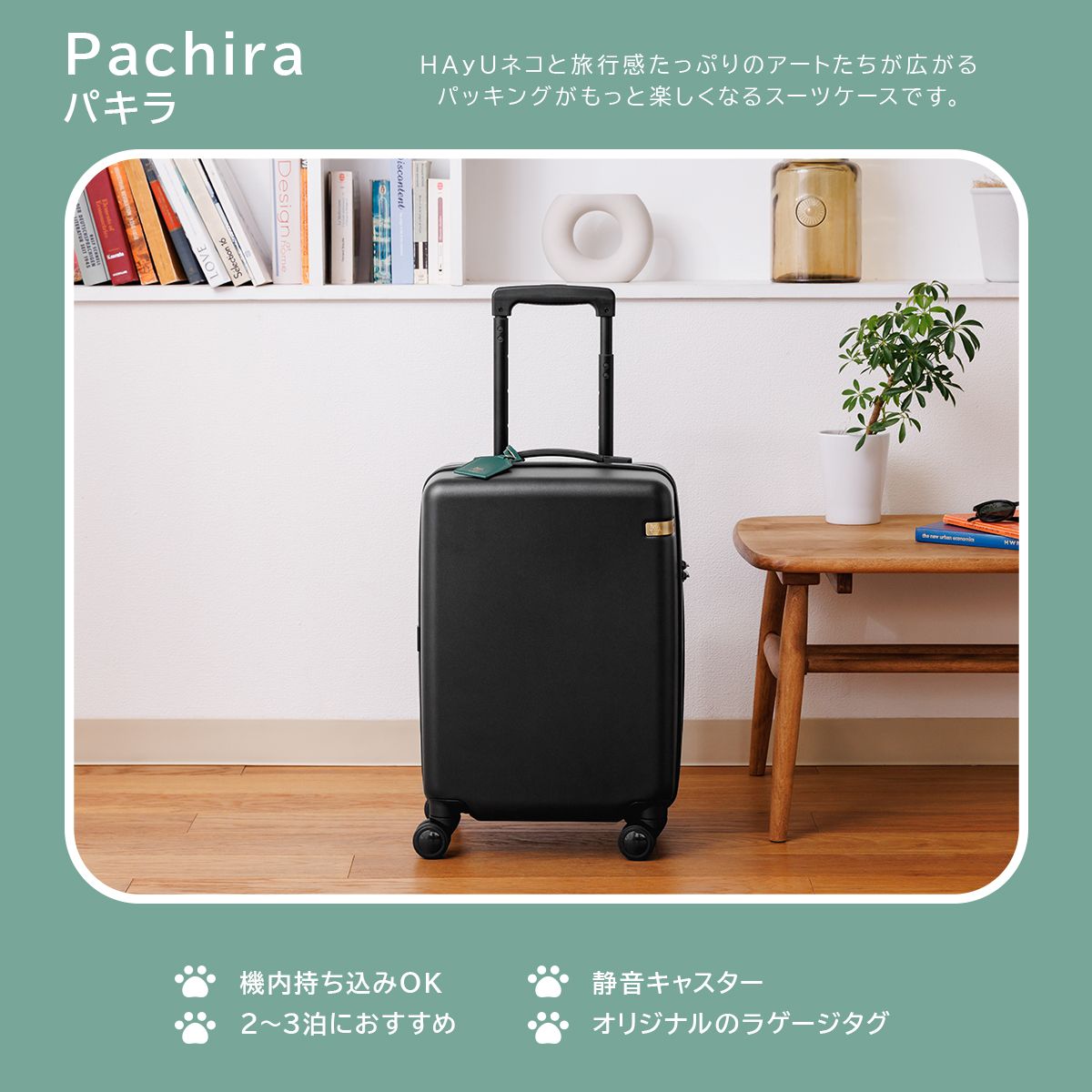 準備万端の エース トーキョーレーベル HAyU パキラ スーツケース Sサイズ SS 34L 機内持ち込み 静音 ace.TOKYO LABEL 05781-01 キャリーケース キャリーバッグ ファッション好き