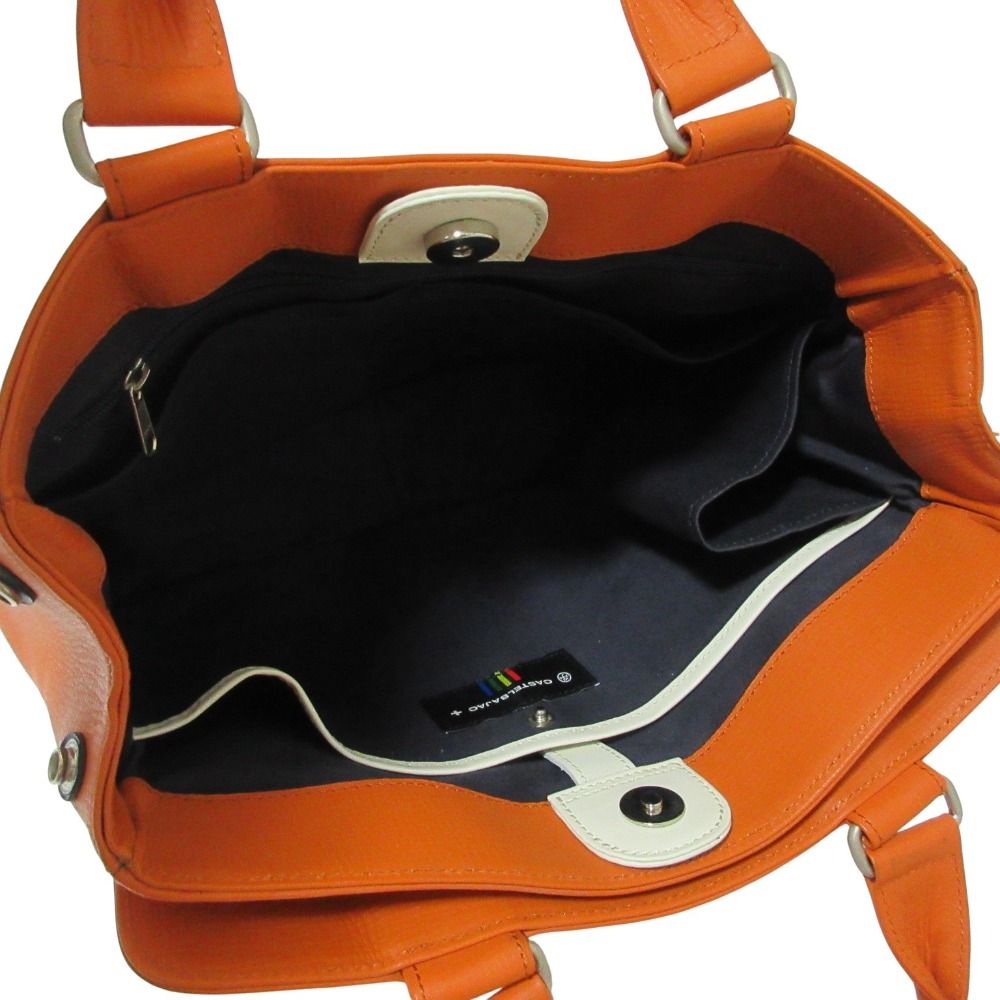 美品 CASTELBAJAC カステルバジャック レザーハンドバッグ
