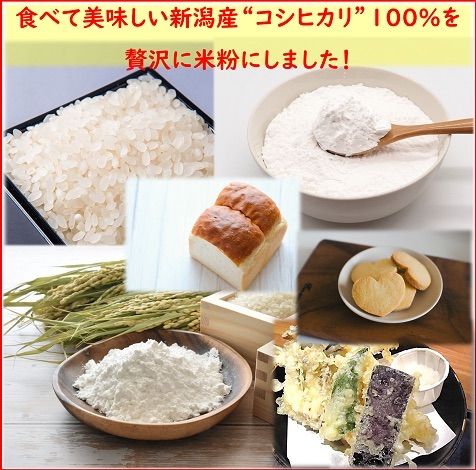 訳あり 減農薬 新潟こしひかり米粉900g 令和6年産 新潟県三条市