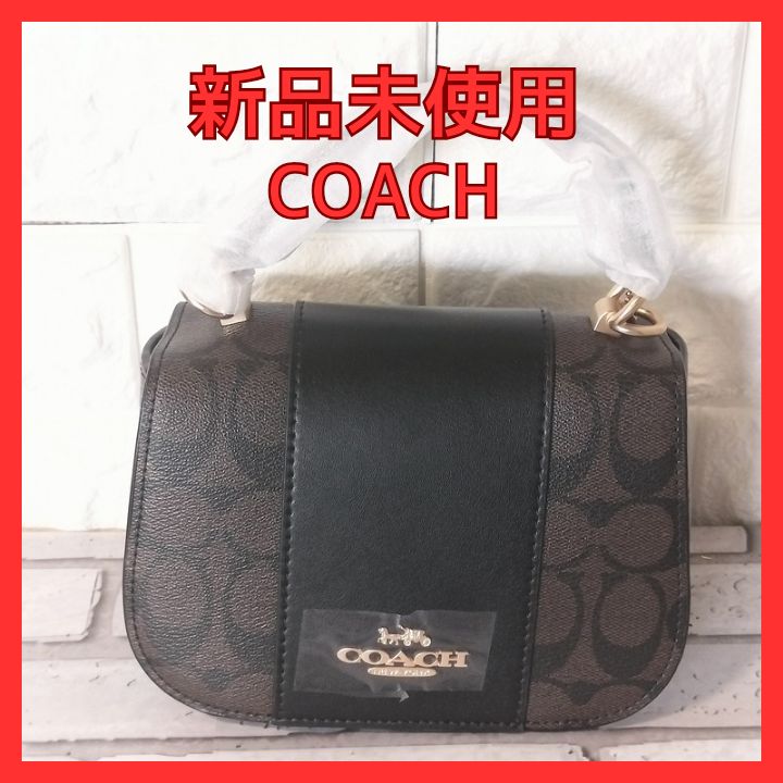 新品未使用】COACH ライサ トップ ハンドル・シグネチャー キャンバス 