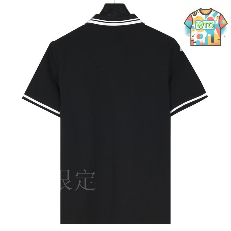 GUCCI 刺繍デザイン ポロシャツ ✨XXL✨現行タグ✨ GUCCI グッチ ポロシャツ 刺繍 半袖 ネイビー