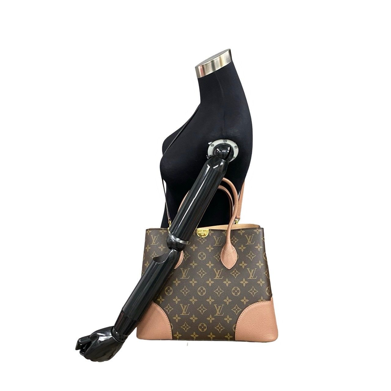 【新品同様】ルイヴィトン フランドリン モノグラム ボアドゥローズ ハンドバッグ 未使用保管品 袋付き LOUIS VUITTON ルイヴィトン フランドリン