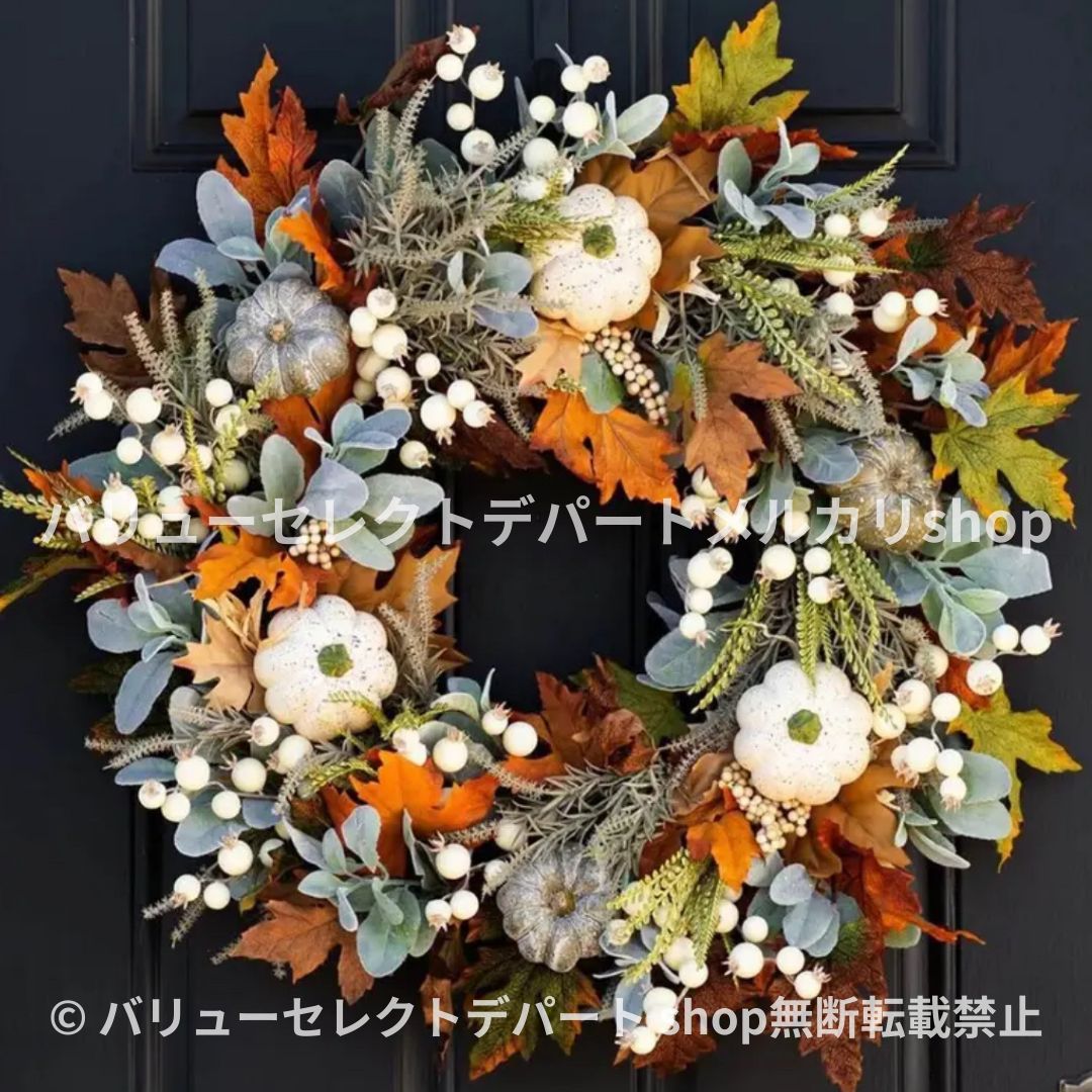 リース ハロウィン かぼちゃ パンプキン 玄関 北欧 おしゃれ ナチュラル 部屋 手作り 上品 装飾 優雅 飾り 飾り付け ドア 壁掛け 造花 記念日 お祝い 大きい 玄関 インテリア 屋外 飾り 庭 置物 子供 こども 撮影背景 装飾 背景