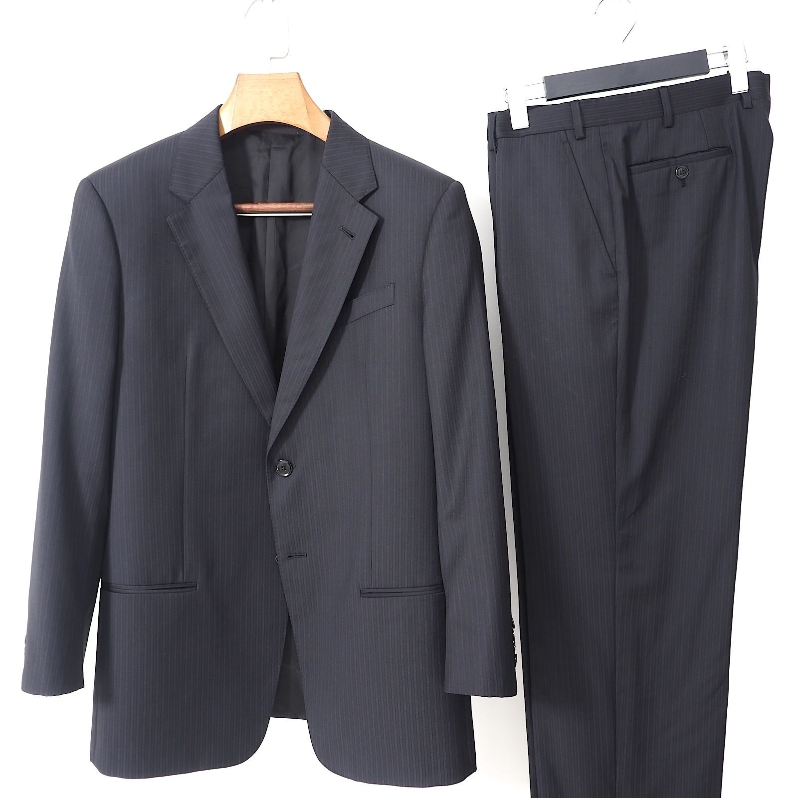 アルマーニ コレツォーニ セットアップ スーツ ネイビー 濃紺 T LINE