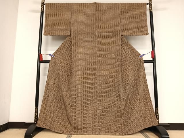 平和屋着物○上質な小紋 花菱文 正絹 逸品 AAAV9156np - メルカリ