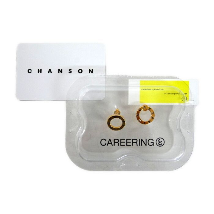 CAREERING キャリアリング 国内正規 CHANSON R301 ピアス シャンソン バレット型 両耳用 アクセサリー SILVER925  K18 YELLOW GOLD BLACK ゴールド FREE - メルカリ