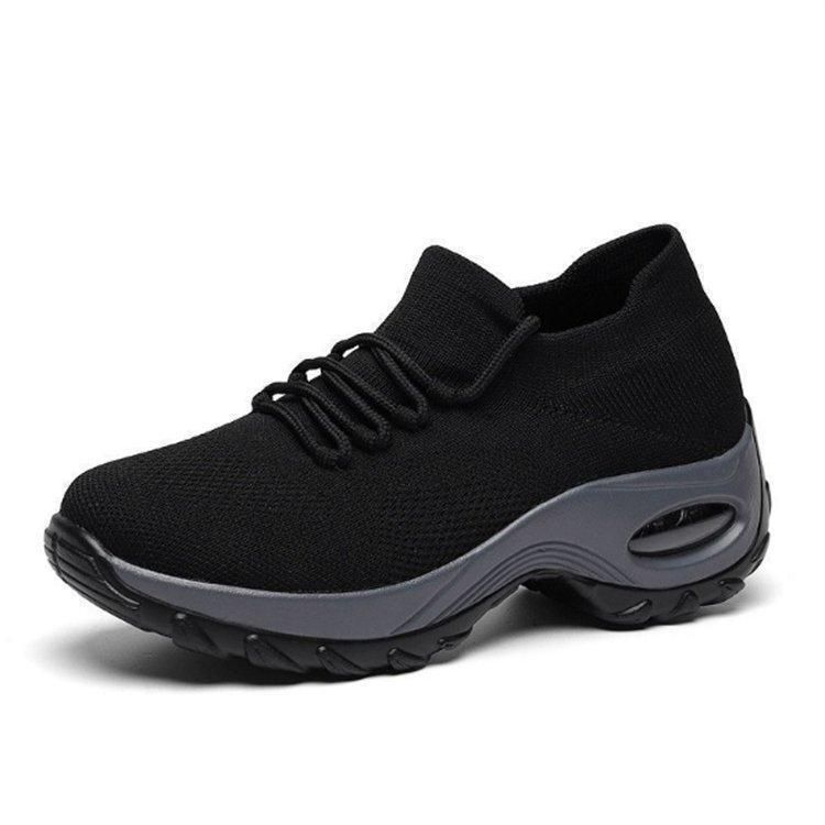 スニーカー STRETCH KNIT SNEAKERS coca スニーカー / BMZインソール付き サイドジッパー