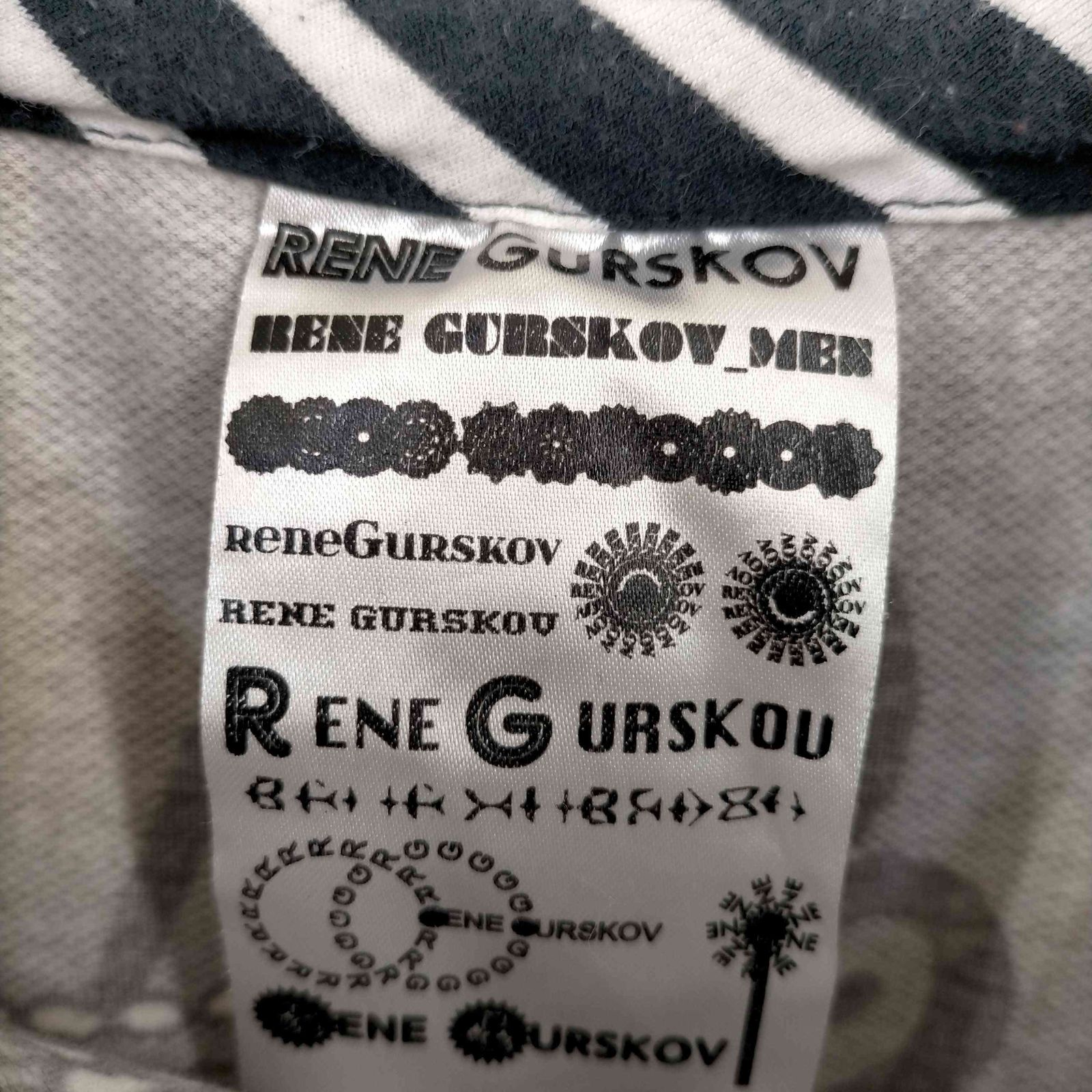 レネガルスコフ Rene Gurskov 総柄 Tシャツ メンズ import：S - メルカリ