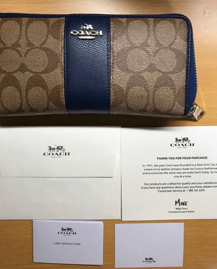 COACH コーチ 長財布 小銭入れ52859 美品 値下げ - 長財布