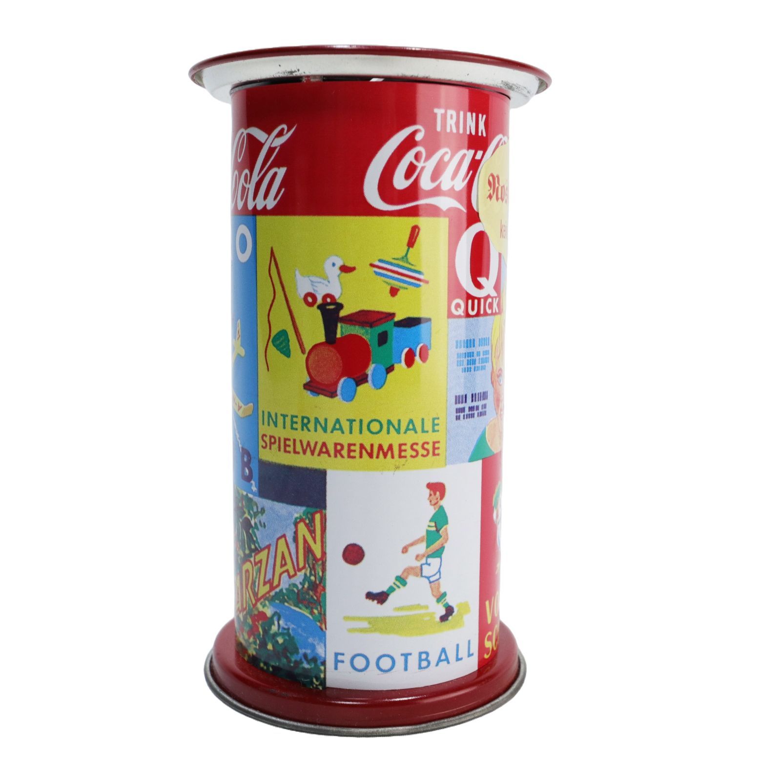 希少・ビンテージ】コカ・コーラ/CocaCola 広告入り貯金箱 西ドイツ製 