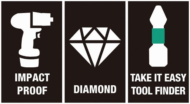 Wera1|4インパクトドライバートルクスビットセット10点セット