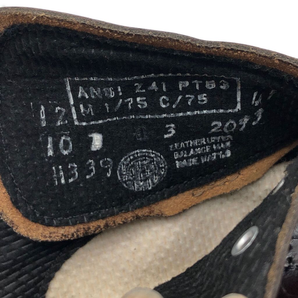 70～80年代 サドルシューズ レザーシューズ スチールトゥ 本革 ダーク