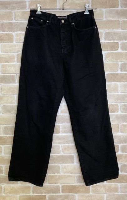 【中古】SP24 STUSSY ｽﾃｭｰｼｰ Big Ol' Jean Washed Canvas ｺｯﾄﾝﾊﾞｷﾞｰﾌｨｯﾄ ｼﾞｰﾝｽﾞ 24SS ﾌﾞﾗｯｸ 28 33879864
