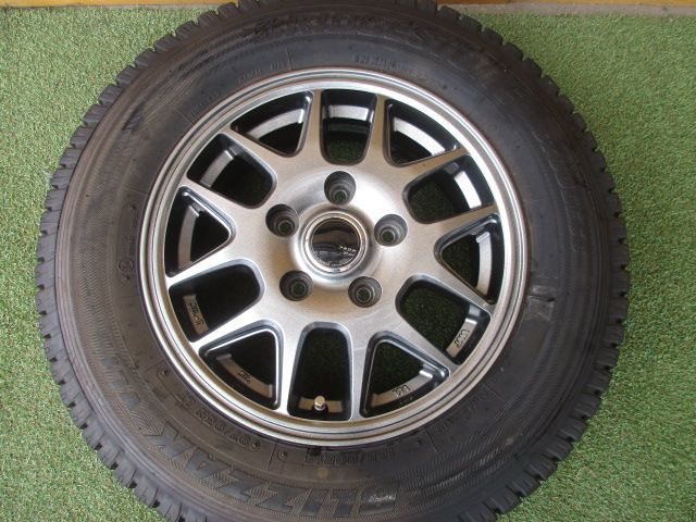 送料込み ザックJP205 165|80R14LT スタッドレスタイヤ４本SET タウンエース ライトエース