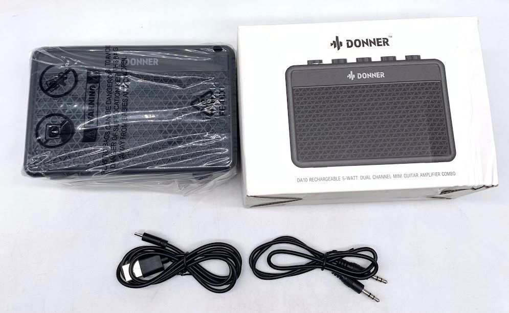 Donner ギターアンプ ミニ 5W 充電式 3バンドEQ搭載 軽量 Retro