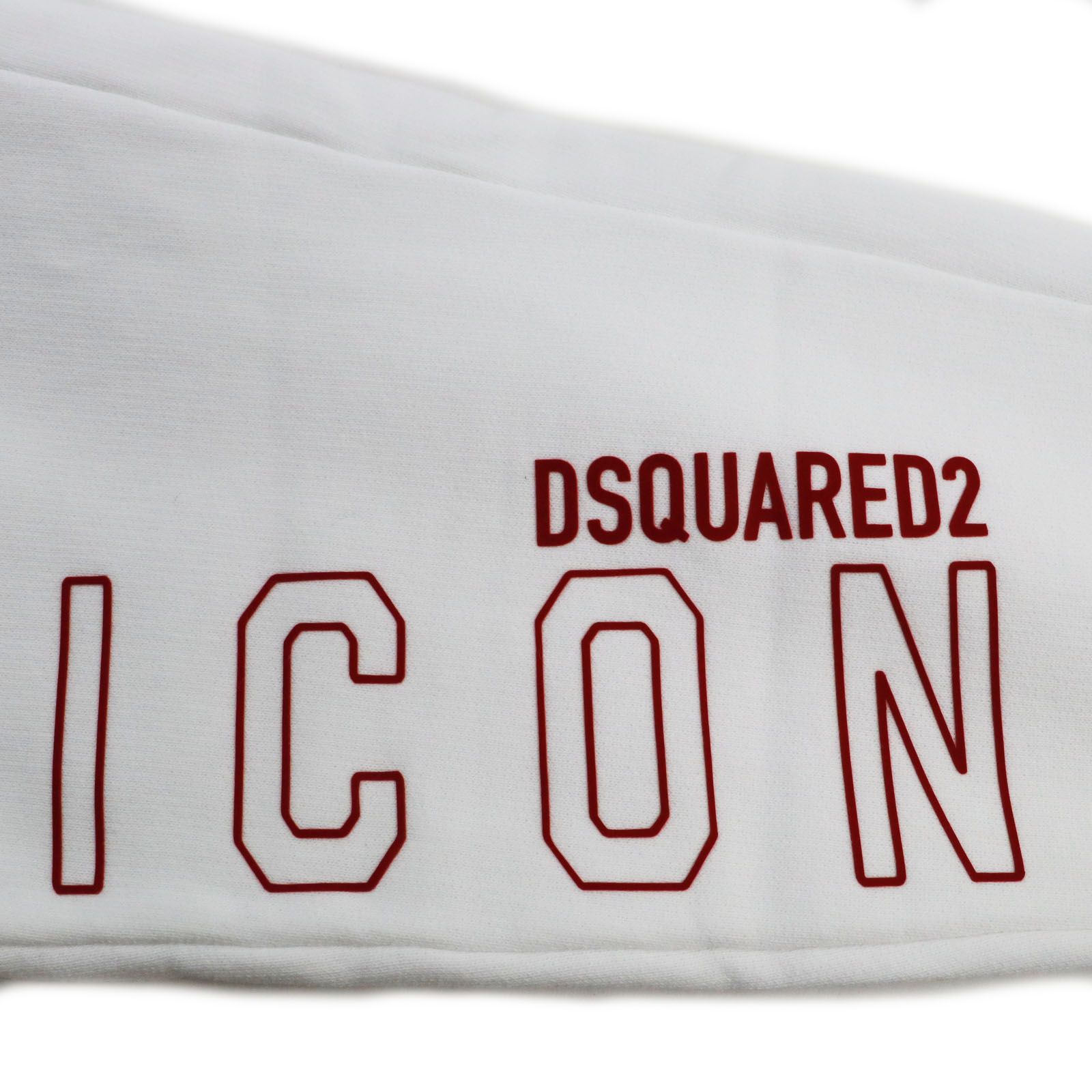 極美品○DSQUARED2 ディースクエアード 23SS S79KA0041 ICONロゴプリント ジョガーパンツ スウェットパンツ ホワイト S  正規品 メンズ - メルカリ